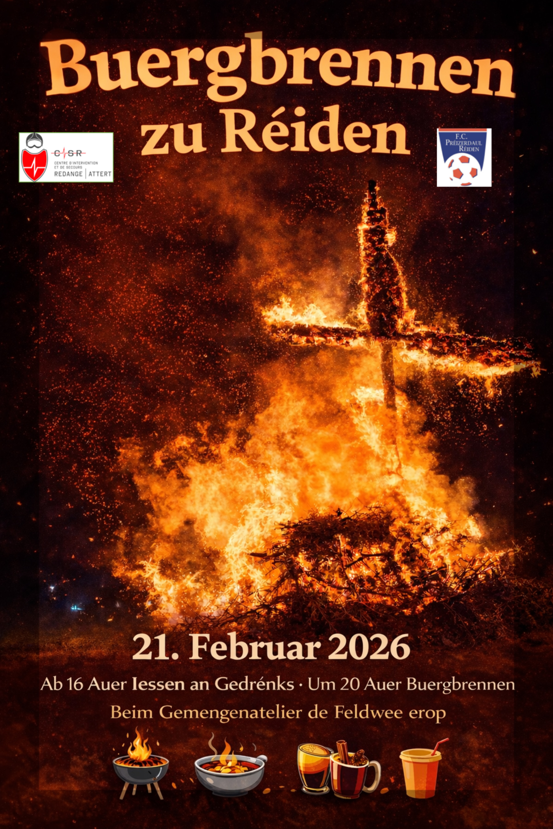 Buergbrennen zu Réiden