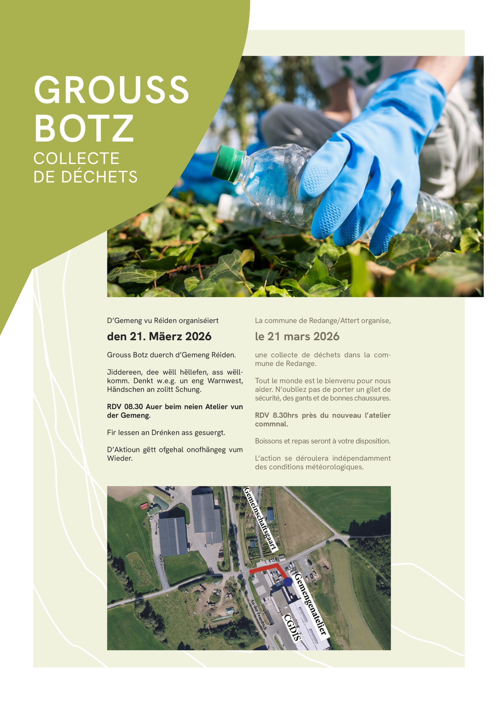 Grouss Botz / Collecte des déchets 2026