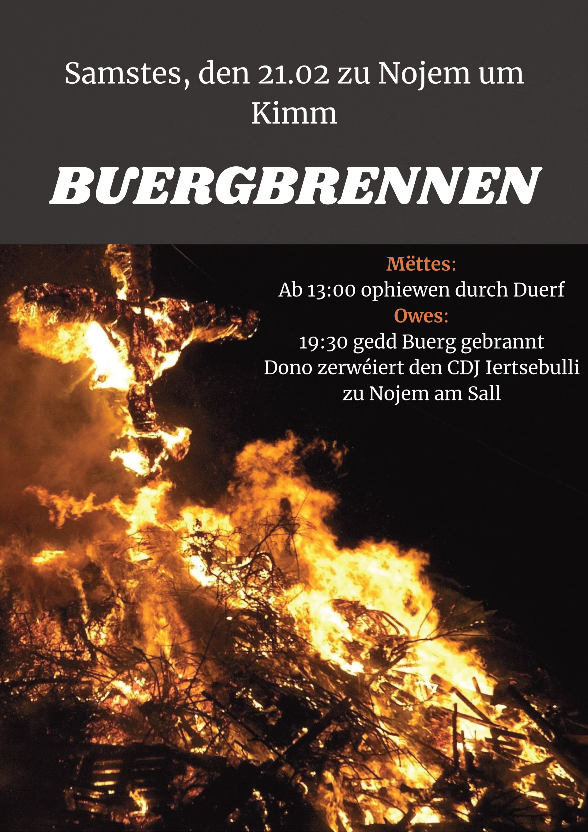 Buergbrennen zu Nojem