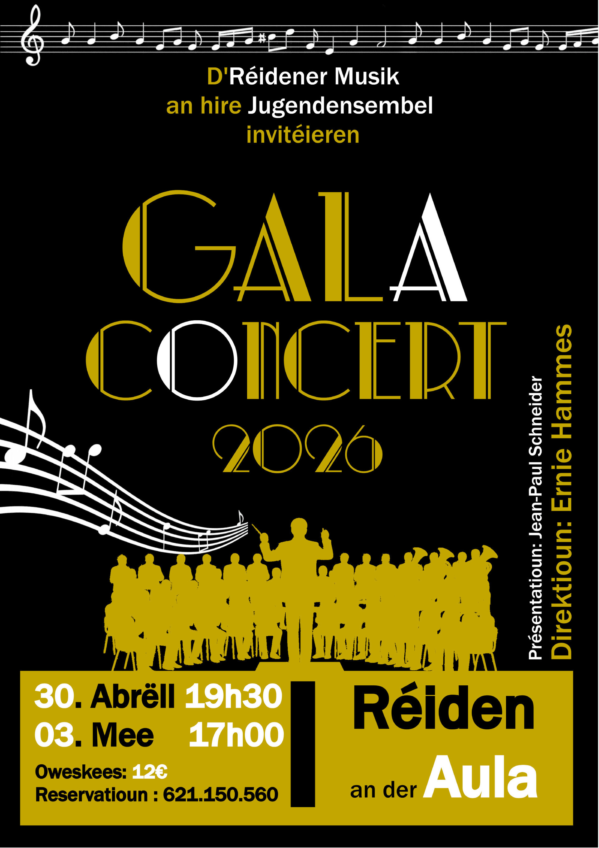 Galaconcert vun der Réidener Musik